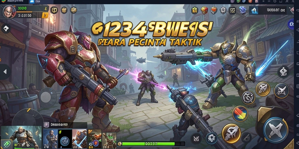 Tampilan menarik dari gameplay 1234BETS saat bertanding dengan lawan.