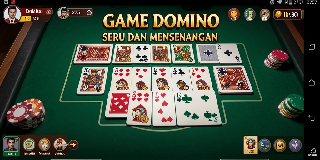 Tampilan menarik gameplay Domino di 2757.