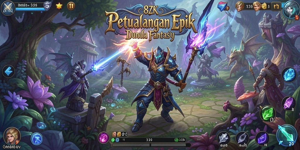 Tampilan gameplay <strong>8ZK</strong> yang memukau dengan petualangan menegangkan.