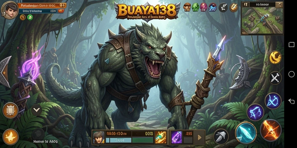 Tampilan gameplay BUAYA138 yang mendebarkan dan dinamis.