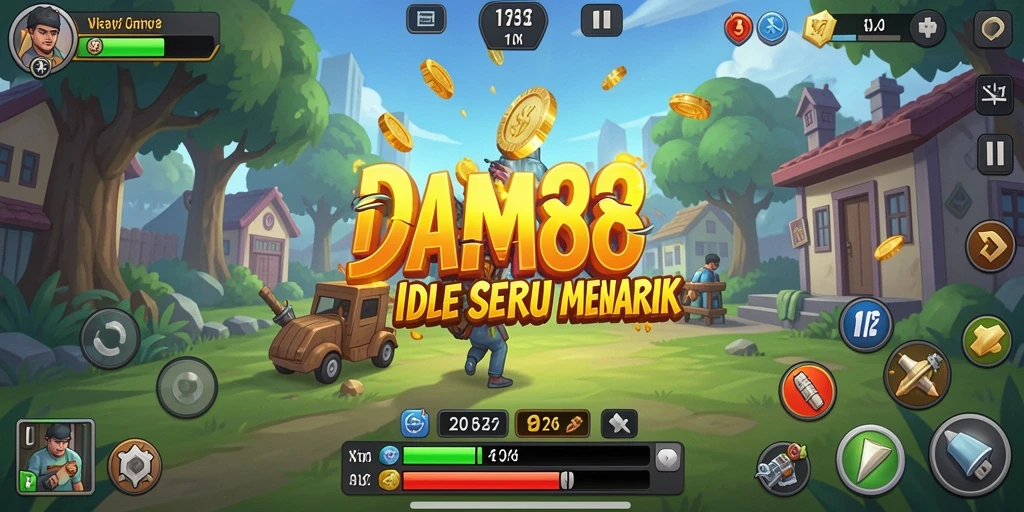 Tampilan gameplay yang menarik dan berwarna dalam DAM88.