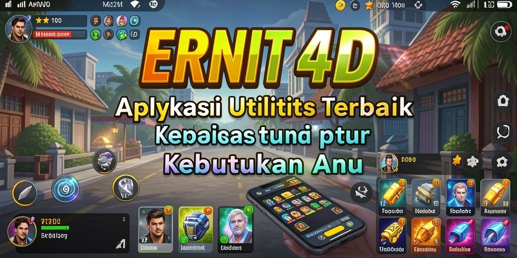 Antarmuka aplikasi ERNITA4D yang intuitif dan mudah digunakan.