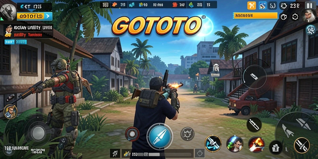 Tampilan aplikasi GOTOTO yang user-friendly dengan fitur beragam.