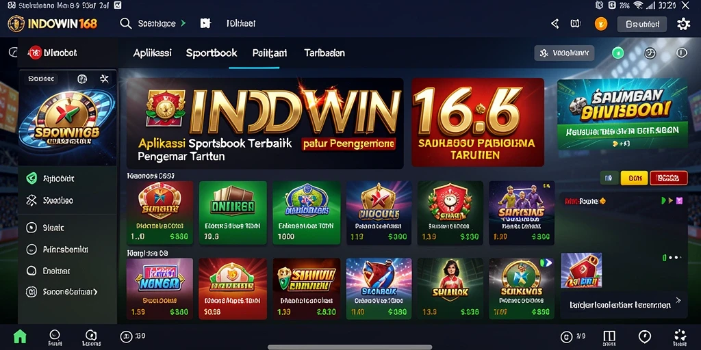 Tangkapan layar INDOWIN168 menampilkan aksi taruhan yang mendebarkan.
