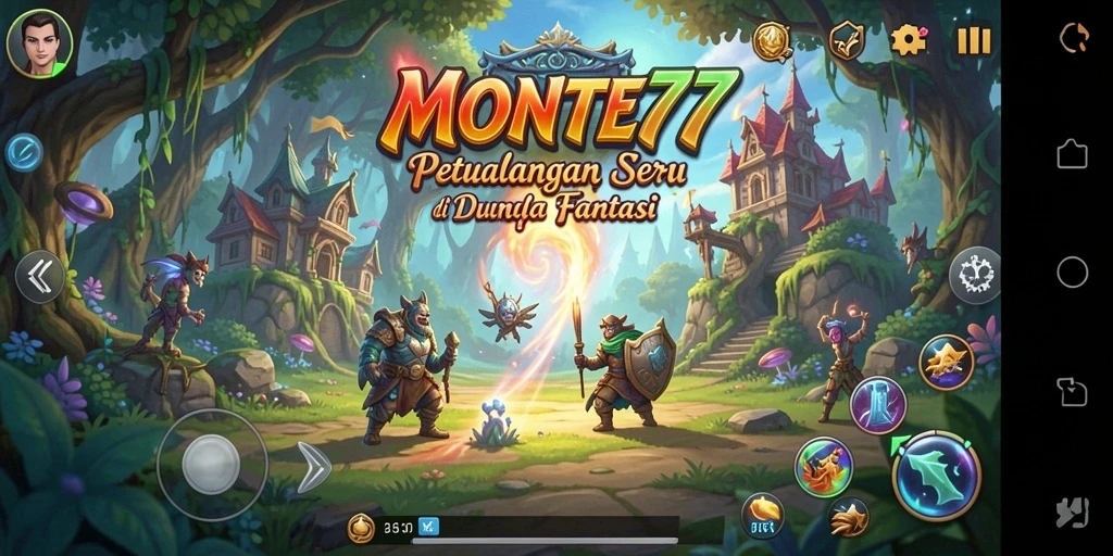 Gameplay <strong>MONTE77</strong> menunjukkan petualangan seru di dunia yang penuh warna.