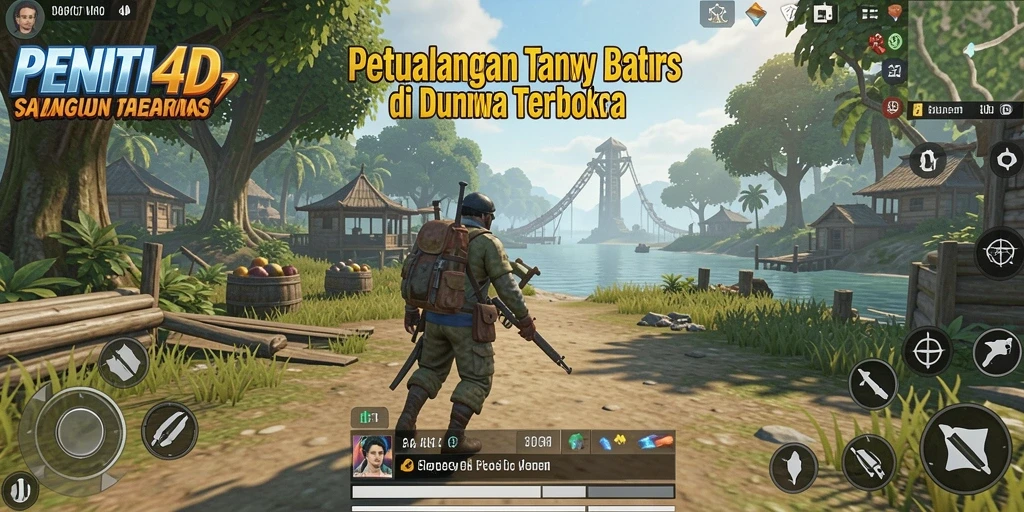 Tampilan gameplay PENITI4D dengan petualangan luas dan grafis menakjubkan.