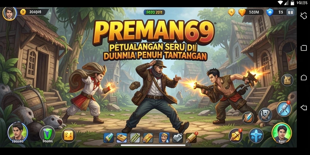 Screenshot gameplay PREMAN69 menampilkan petualangan mendebarkan.