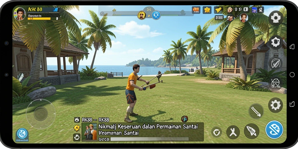 Tangkapan layar RK88 menampilkan gameplay yang seru dan penuh warna.