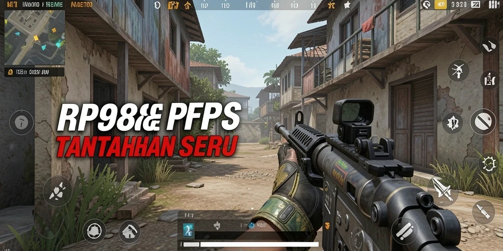 Gameplay intens dari RP888 dalam pertempuran FPS.