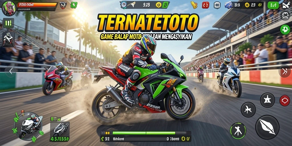 Gameplay TERNATETOTO dengan kecepatan tinggi dan adrenalin yang memicu!