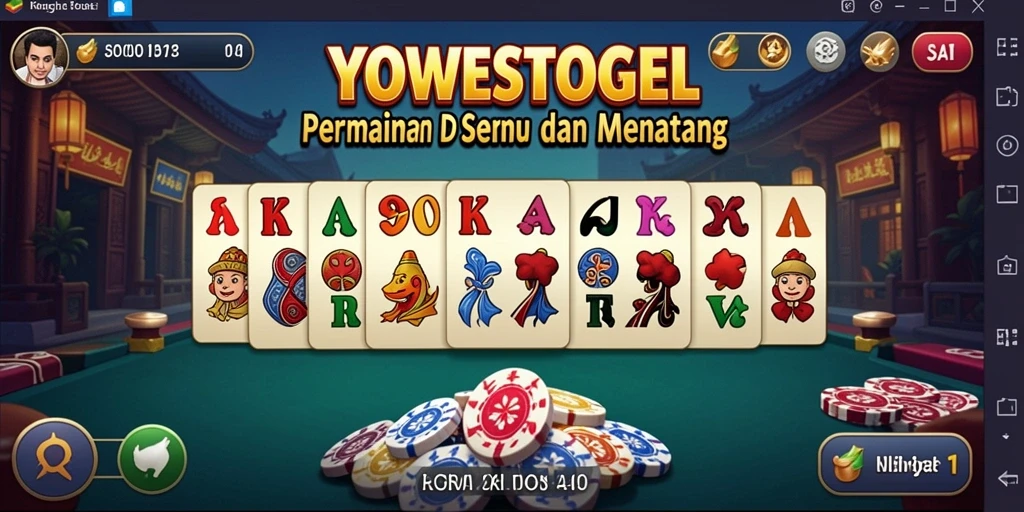 Tampilan gameplay Domino yang menarik dan menantang.